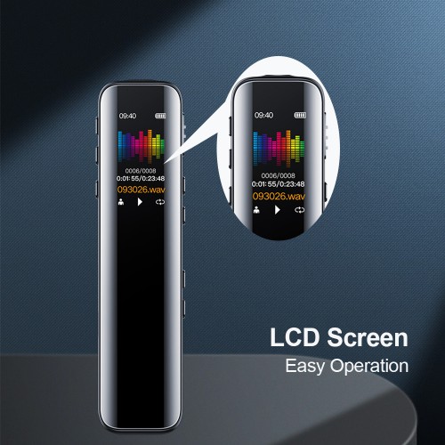 Цифровой диктофон с голосовой активацией и MP3-плеером Patrul V39