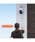 Безпровідна поворотна автономна вулична WiFi PTZ 3МП 2К камера Patrul Camsoy X3W Біла з сонячною панеллю