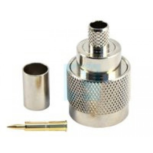 Разъем N Male на кабель RG-8, RG-213 Обжимной