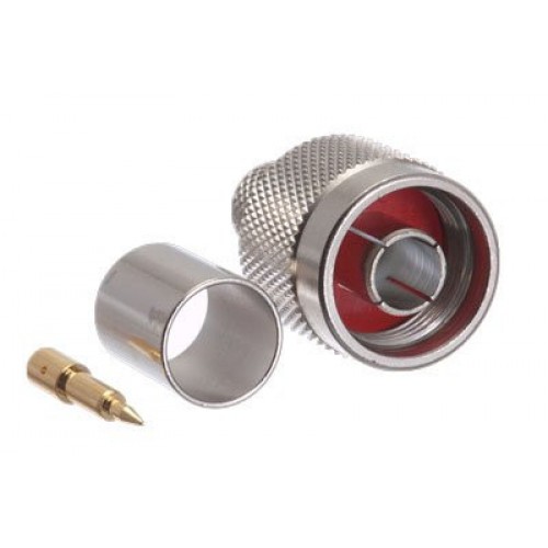 Разъем N Male на кабель RG-8, RG-213 Обжимной