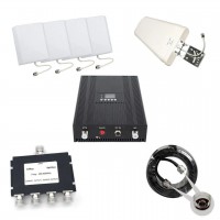 Комплект для підсилення мобільного звязку gcpr-dwl27 dcs-4g-1800/3g-2100/4g-lte-2600-home-kit
