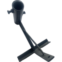 Металлический серый кронштейн для антенны antenna bracket tg35 под трубу 35 мм