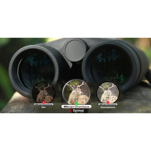 Бінокль-далекомір до 4000м 10х42мм мисливський далекомірний OLED WildGuarder RB4000