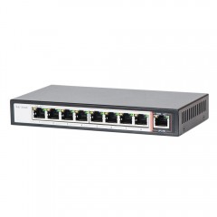 Poe комутатор 9-портовий tecsar ts-81