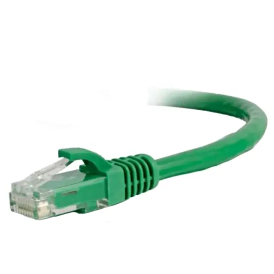 Патч-корд литой зеленый utp, rj45 1m, кат. 5Е dtech pc-utp-1m-gn