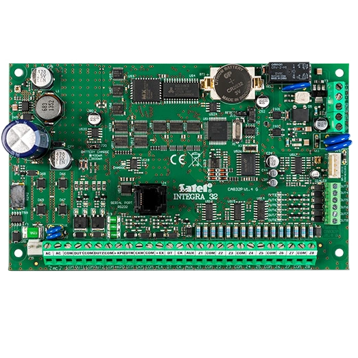 Главная плата приемно-контрольного прибора от 8 до 32 зон satel satel integra 32