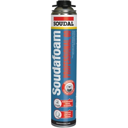 Піна монтажна 750мл soudal soudal soudafoam gun p60