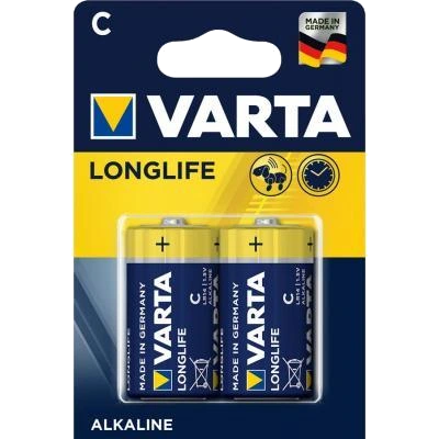 Батарейка varta varta longlife c bli 2 alkaline