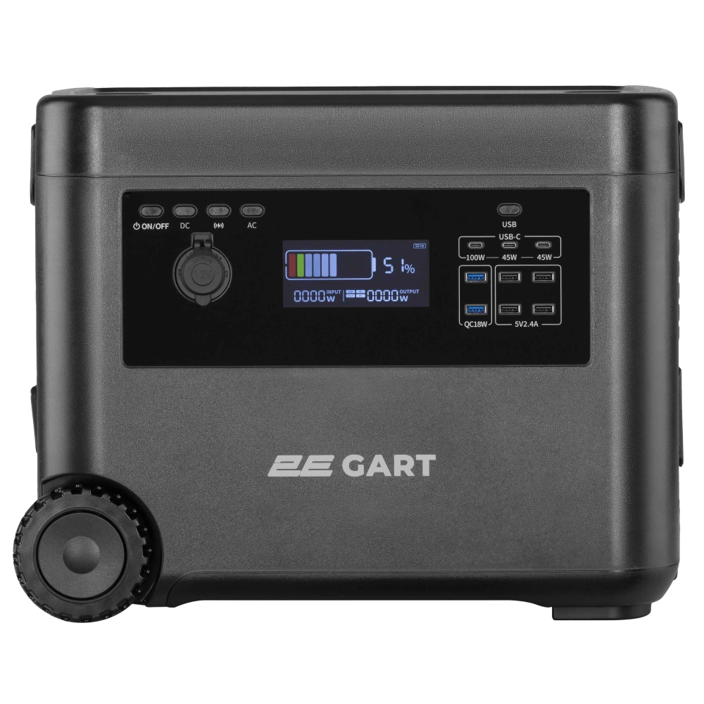 Портативная электростанция 2e 2Е gart,2000 Вт, 2160 Вт/год