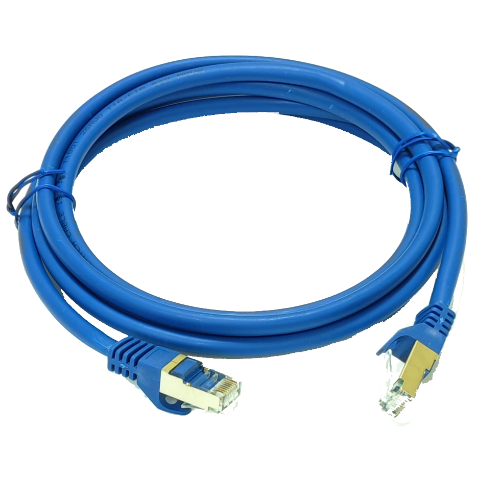 Патч-корд голубой l&w lw s/ftp, 0.5 м, кат. 6А