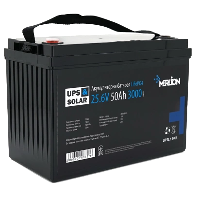 Аккумуляторная батарея merlion merlion lifepo4 25.6v 50ah