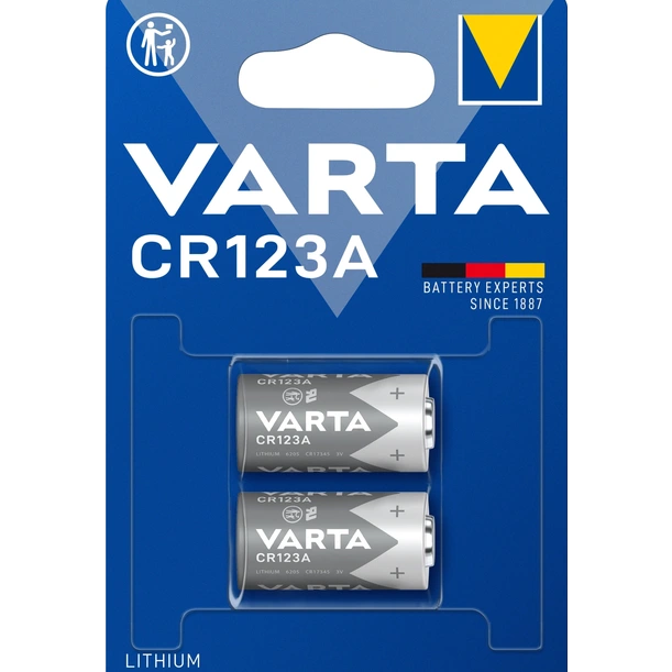 Батарейка cr123a varta varta bli 2 lithium