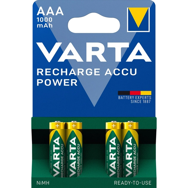 Акумулятор aaa varta varta rechargeable accu 1000mah