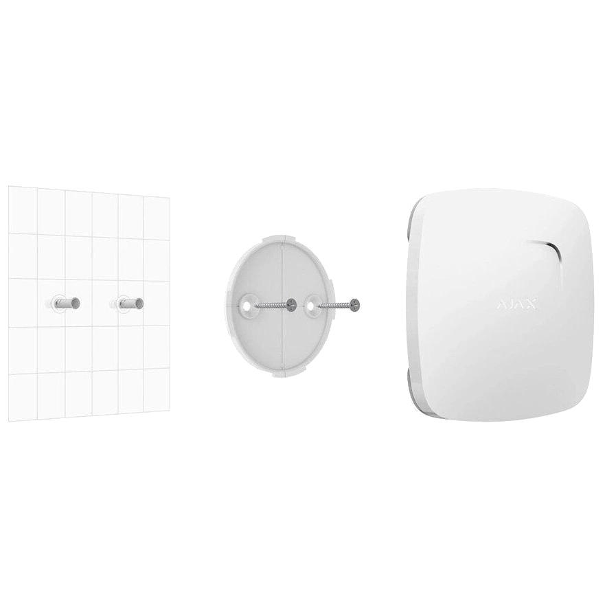 Кріпильна панель ajax smartbracket ajax fireprotect white