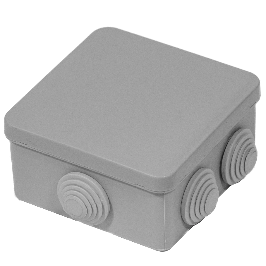 Коробка распределительная наружная квадратная (85х85х40) ip54, uea