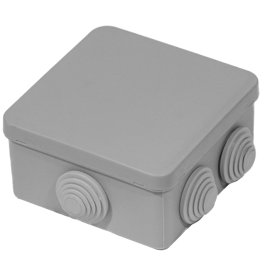 Коробка распределительная квадратная внешняя ip54, uea (100х100x50)
