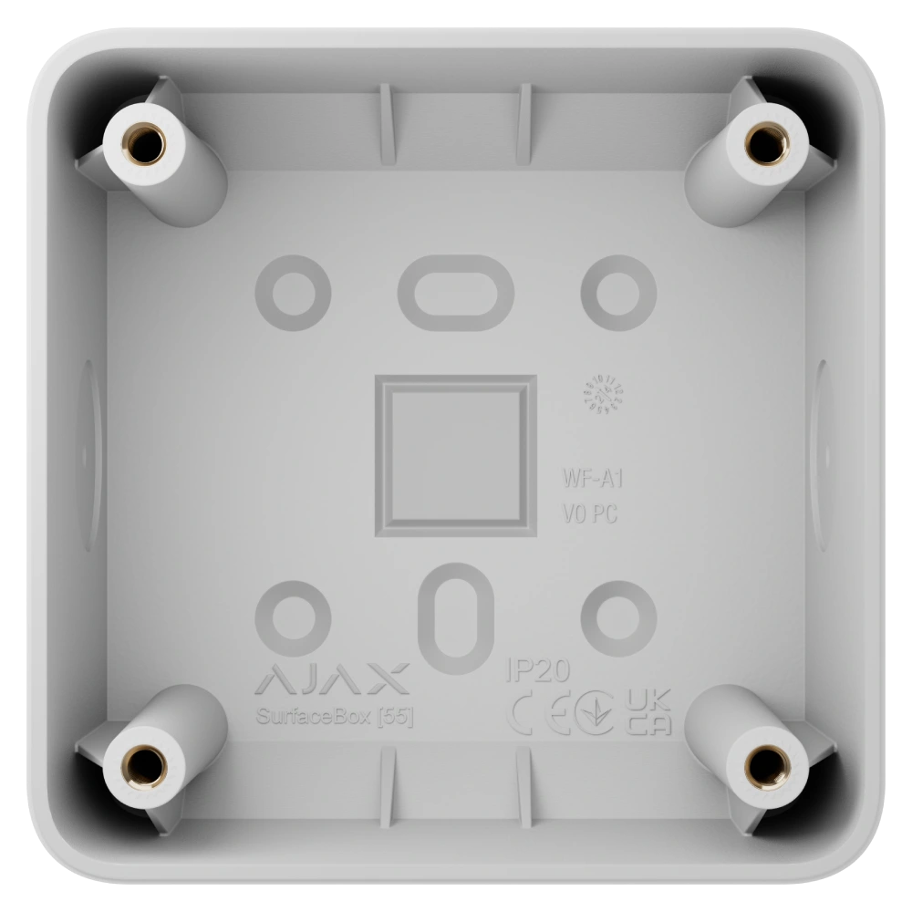 Монтажна коробка ajax ajax surfacemounting box white