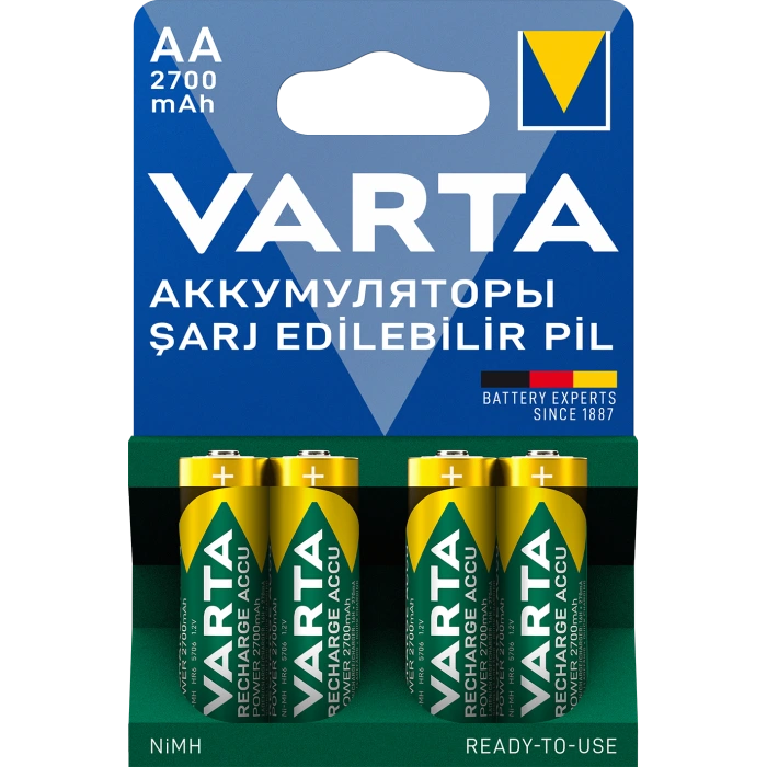 Акумулятор varta varta accu aa 2700mah bli 4 ni-mh