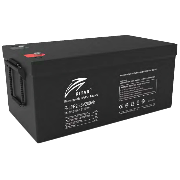 Литиевая аккумуляторная батарея ritar ritar r-lfp25.6v200ah g1