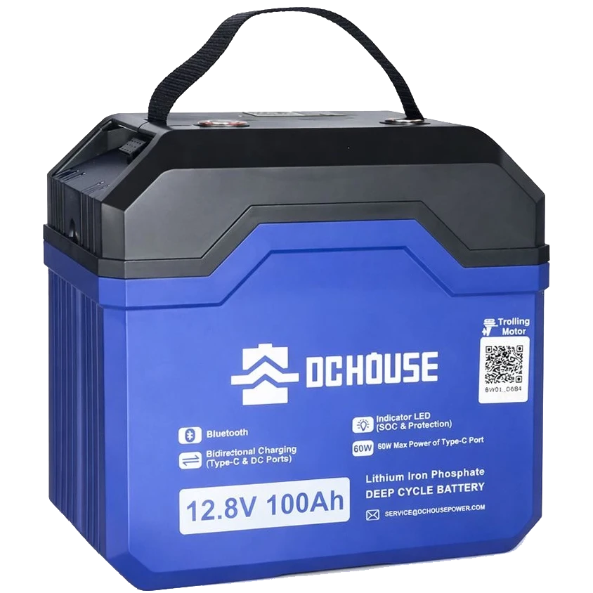 Акумуляторна батарея dСhouse 12.8v 100ah (eco-lfp1210004) bluetooth
