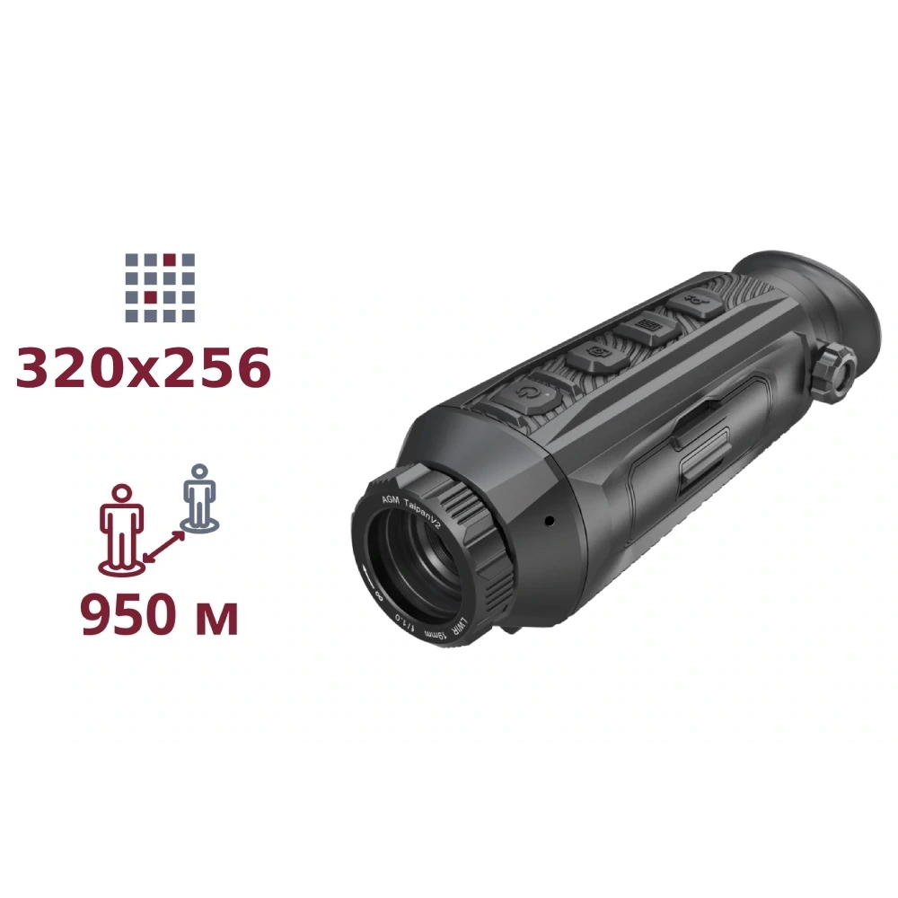 Тепловізійний монокуляр agm agm taipanv2 19-320