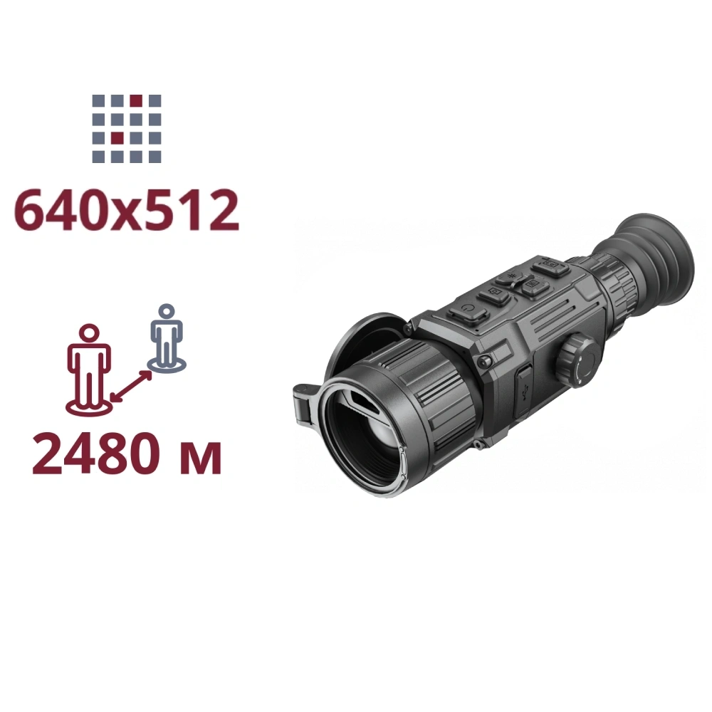 Тепловизионный прицел agm agm rattlerv3 lrf 35-640