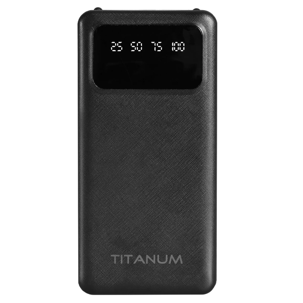 Повербанк videx titanum ol03 black 30000mah