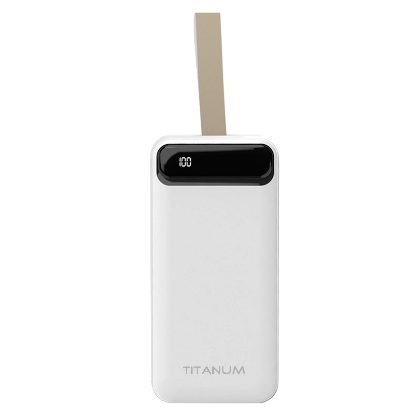 Повербанк videx titanum 741 white 50000mah