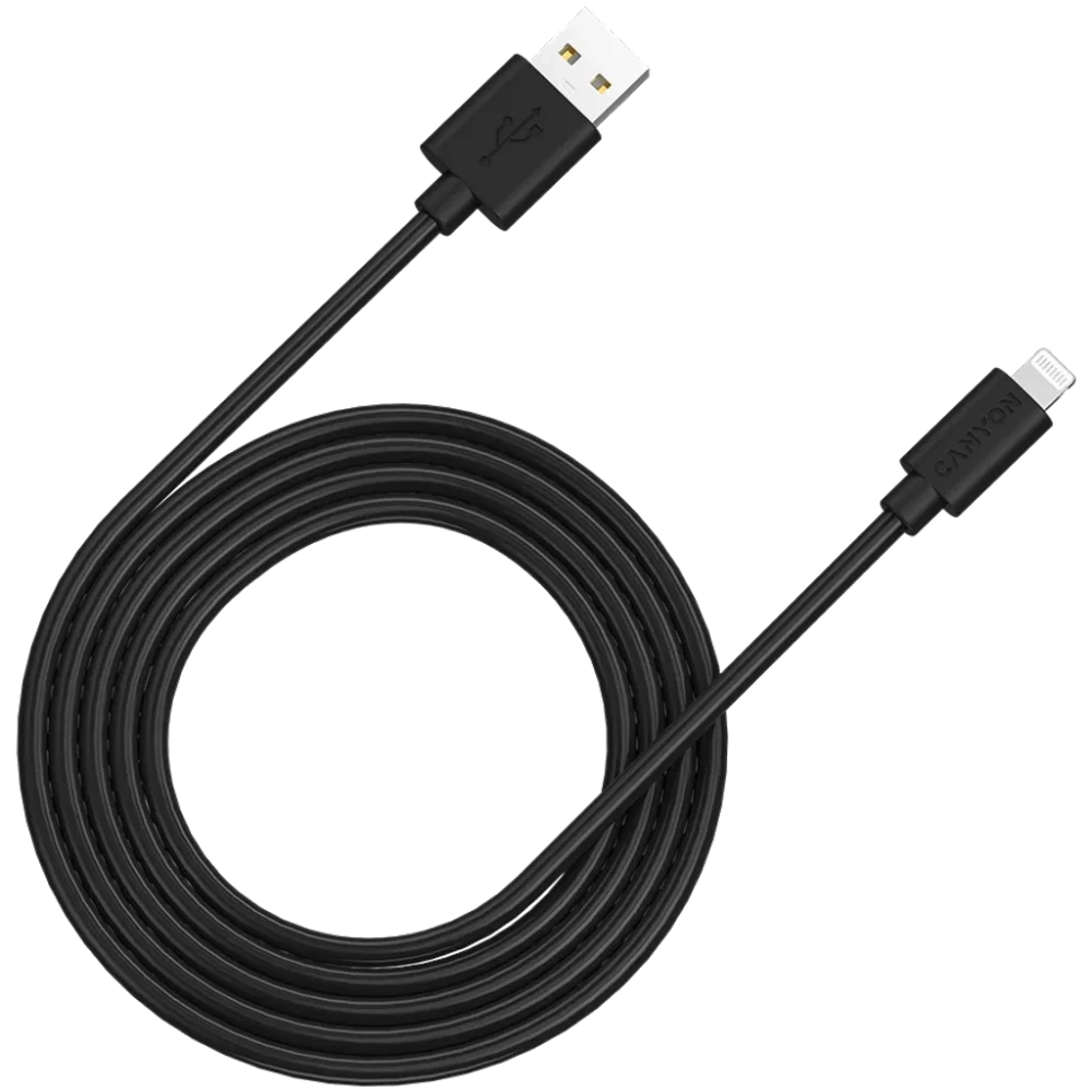 Кабель lightning - usb 2м canyon canyon mfi-12