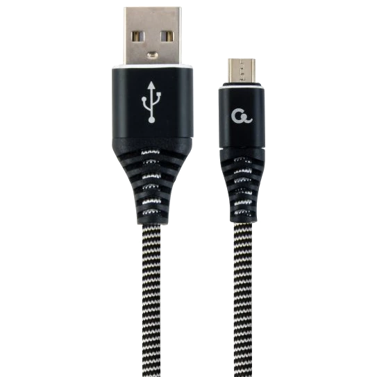 Кабель cablexpert cablexpert cc-usb2b-ammbm-2m-bw usb 2.0/micro b 2м
