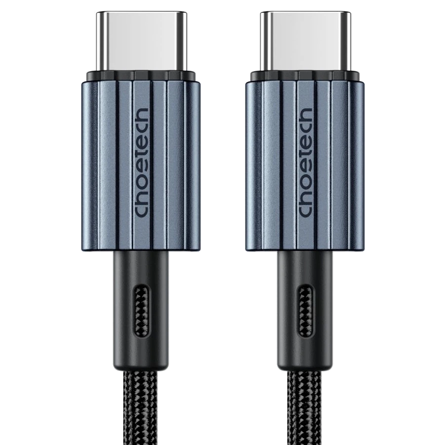 Кабель choetech choetech xcc-1015 2м black usb-c to usb-c pd60w