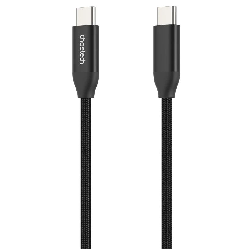 Кабель choetech choetech xcc-1035 1.2м black usb-c to usb-c pd3.1
