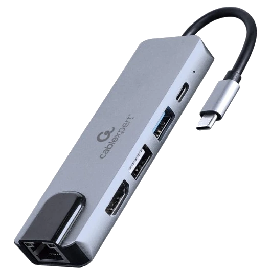 Док станція cablexpert cablexpert a-cm-combo5-04 usb-c 5-в-1