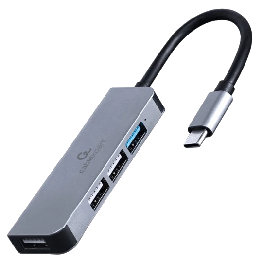 Usb-концентратор cablexpert cablexpert uhb-cm-u3p1u2p3-01usb-С 1 х usb 3.1 gen1 (5 gbps), 3 х usb 2.0