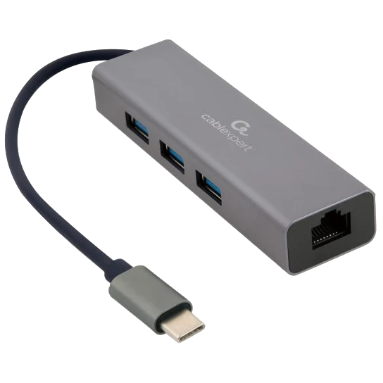 Адаптер cablexpert cablexpert a-cmu3-lan-01 usb-С на gigabit ethernet