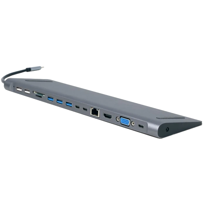 Док станція cablexpert cablexpert a-cm-combo9-01 usb-c 9-в-1