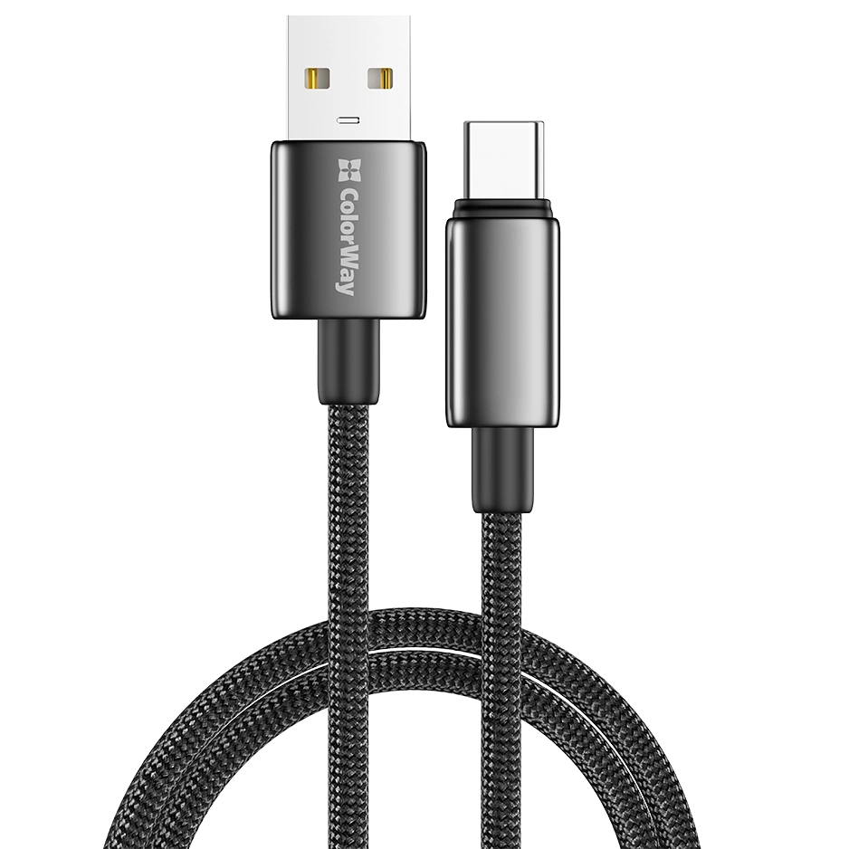 Кабель colorway usb - type-c 3a 1м