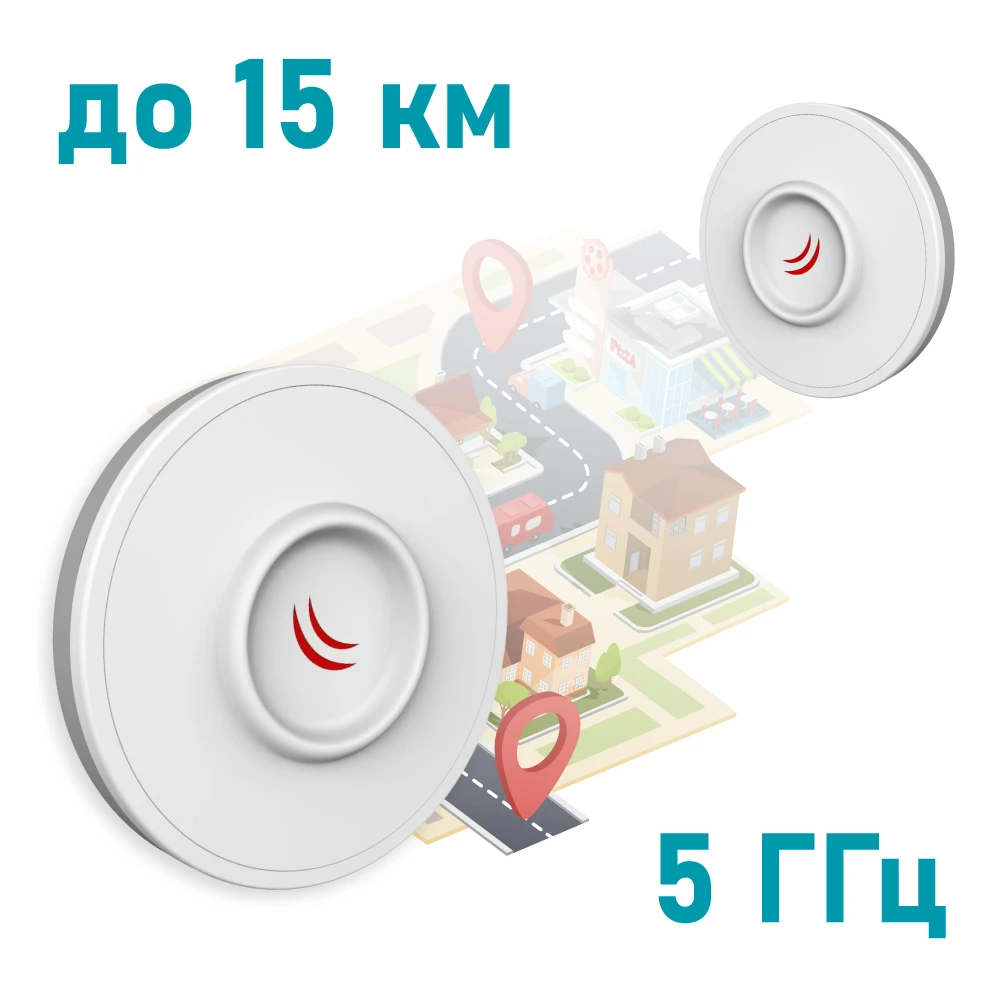 5ghz wi-fi точка доступа с усиленной антенной mikrotik mikrotik disc lite5 ac (rbdiscg-5acd)
