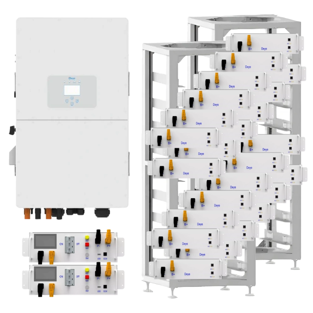 Система безперебійного живлення трифазна deye deye sun-50k-sg01hp3-eu-bm4 50кВт 120кВт•ч