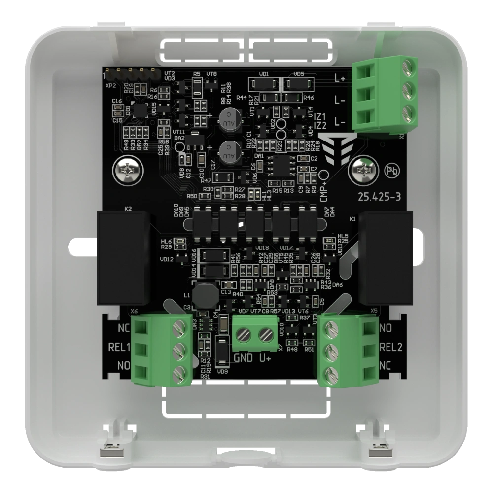 Адресный модуль для увеличения количества релейных выходов Тирас tiras tiras am-out2r