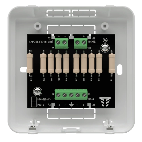 Модуль барьерной искрозащиты Тирас tiras tiras МБІ-2 (24v)