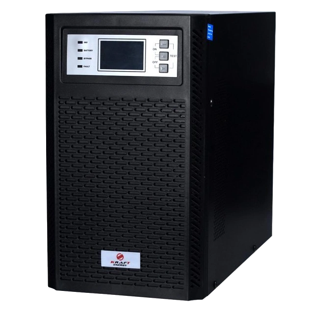 Линейно-интерактивный ИБП kraft krf-t1000va/1kw(lcd) pro online