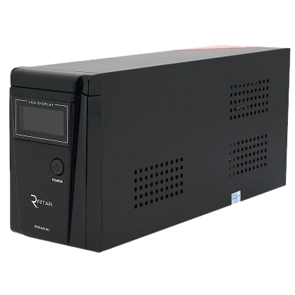 ИБП с правильной синусоидой под внешний АКБ 12В ritar ritar rtsw-600nd12 lcd (360Вт)