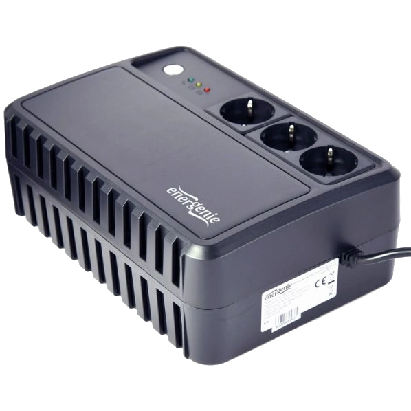 Источник бесперебойного питания energenie energenie eg-ups-3sdt600-01 600Вa аппроксимированная синусоида