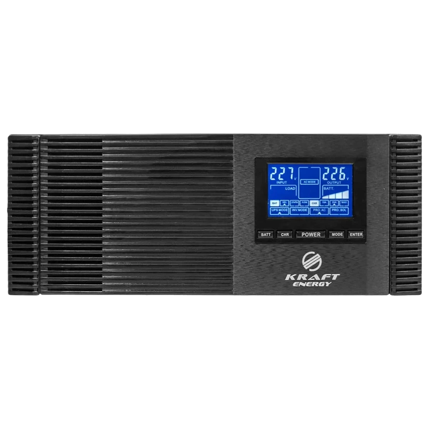 Инвертор с ИБП kraft kraft krf-avr1200va/1Кw-12v(mppt 30А)