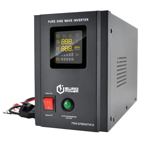 Источник бесперебойного питания europower europower psw-epb500tw12 300 Вт с правильной синусоидой