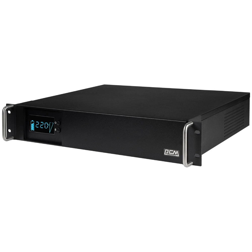 Источник бесперебойного питания powercom powercom kin-1200ap lcd 960 Вт