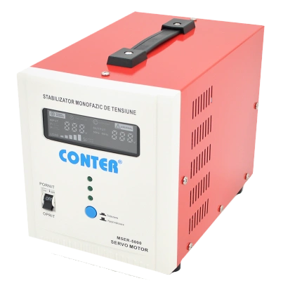 Стабилизатор напряжения conter conter mser 5000 va-v2/3750Вт однофазный сервопривод