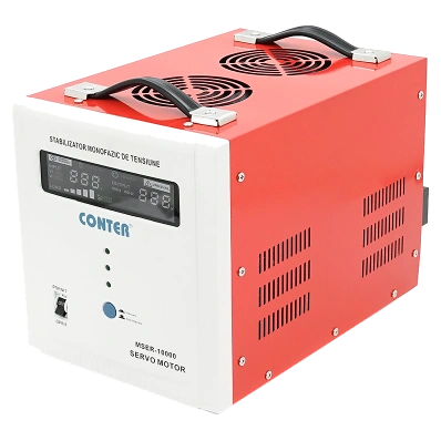 Стабилизатор напряжения conter conter mser 10000 va-v2/7500w однофазный сервопривод