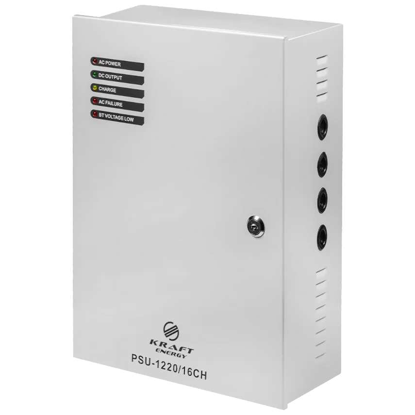 ББЖ 16-ти канальний kraft psu-1220led/16ch 12v 20А